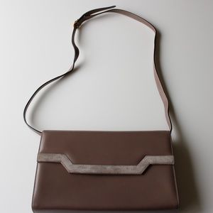 Salvatore Ferragamo Brown Shoulder Bag
